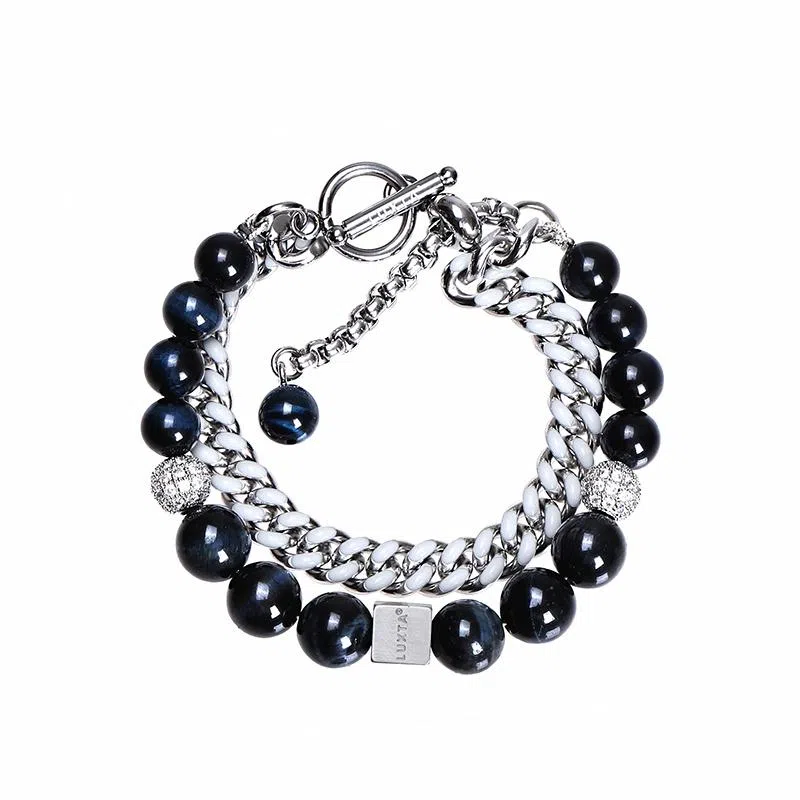 LUXTA Cuban Double Layer Adjustable Bracelet