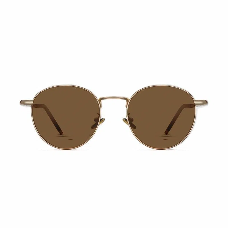 LASHION Vintage Round Sunglasses