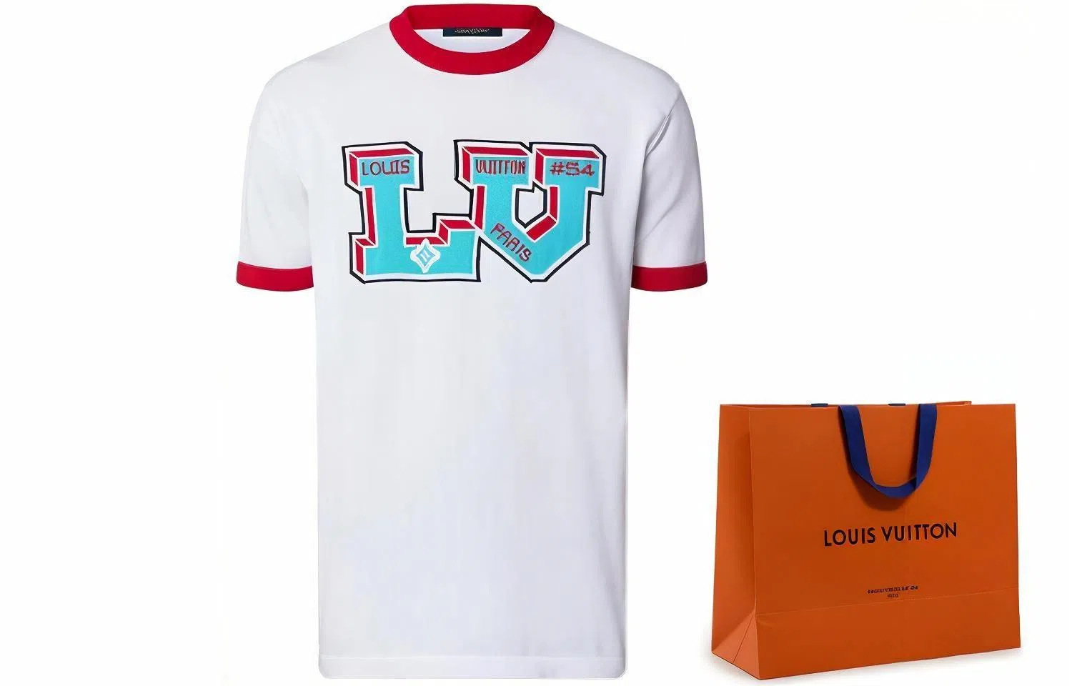 LOUIS VUITTON FW22 Lvknit LogoT