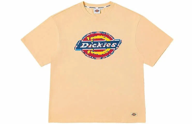 Dickies Logo Crewneck T-Shirt Ginger Yellow
