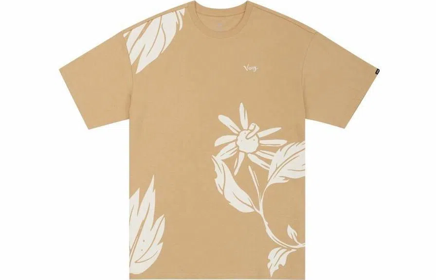 Vans Embroidered Logo T-Shirt Brown