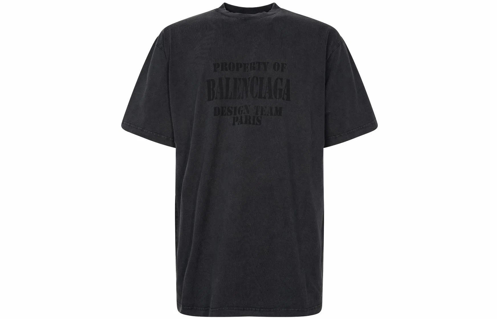Balenciaga SS22 Logo T-Shirt Black