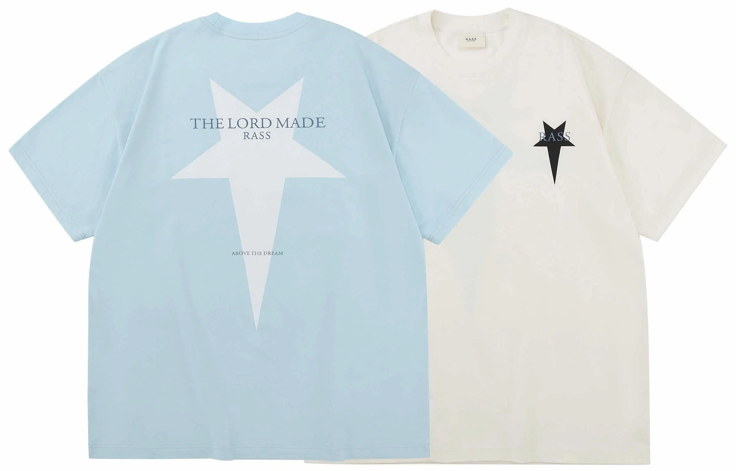 RASS Falling Star Print Crewneck T-Shirt