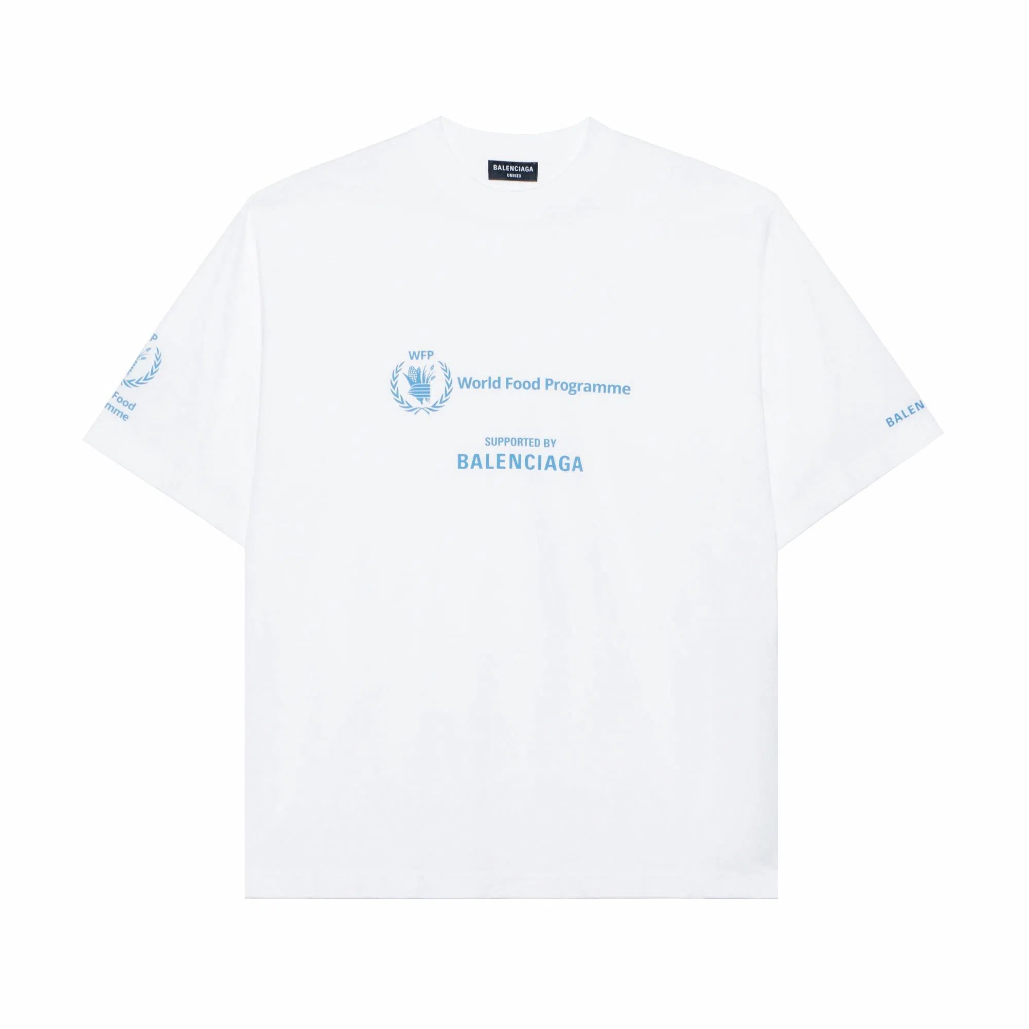 Balenciaga x WFP FW22 Logo T-Shirt White