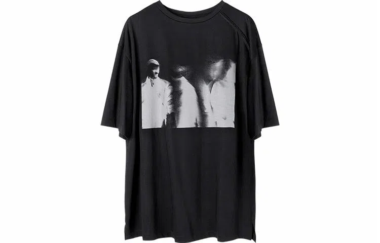 Phantom Character Print T-Shirt Black