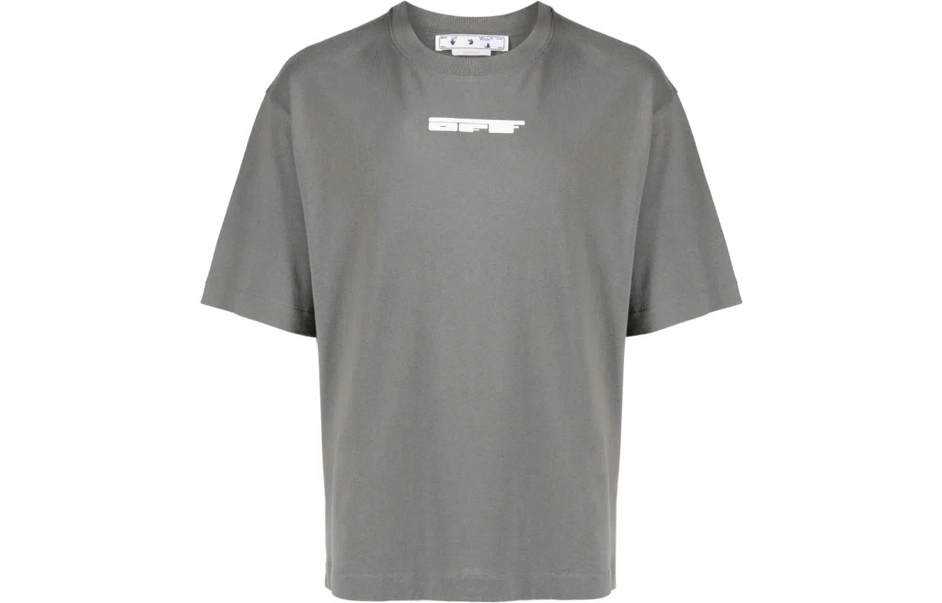 OFF-WHITE Logo Print T-Shirt Grey