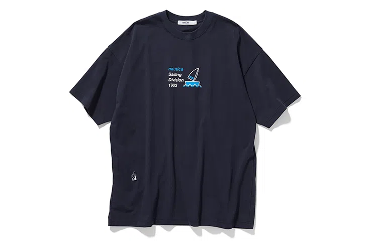 nautica white sail SS23 T