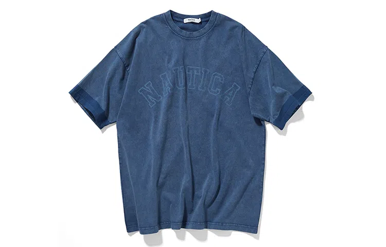 nautica white sail SS23 logoT