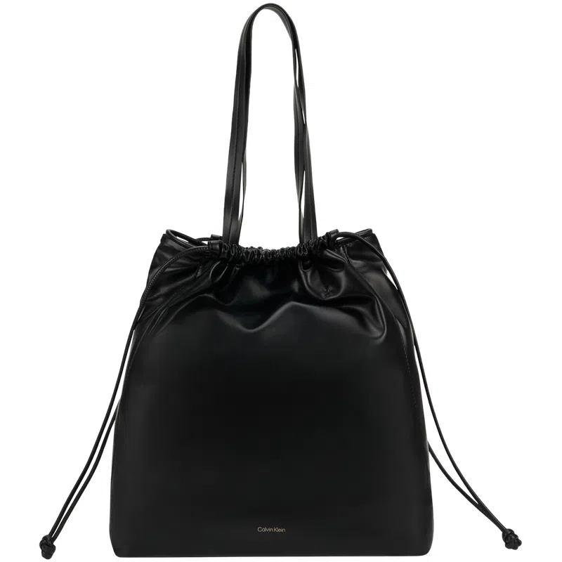 Calvin Klein Drawstring Sling Bag Medium Space Black