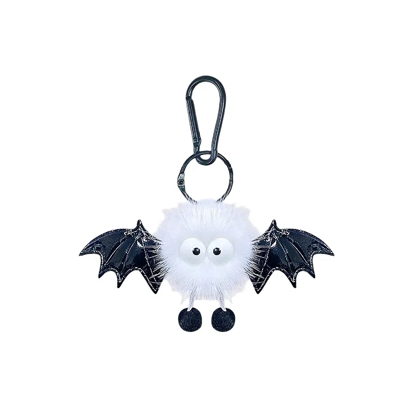 一点潮玩 奶凶小恶魔 蝙蝠钥匙扣 书包挂饰  玩偶 毛绒挂件