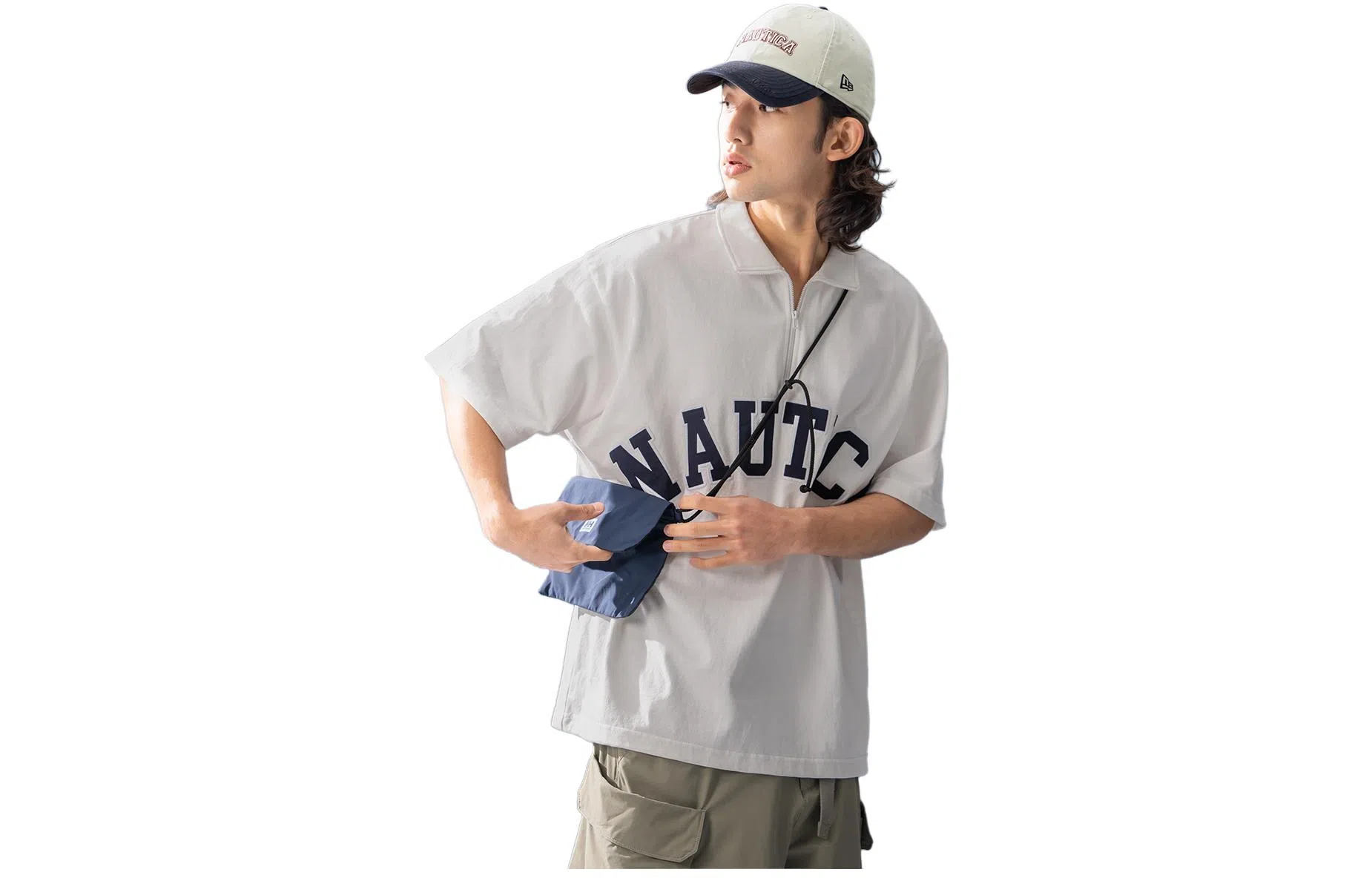 nautica white sail SS23 LogoT