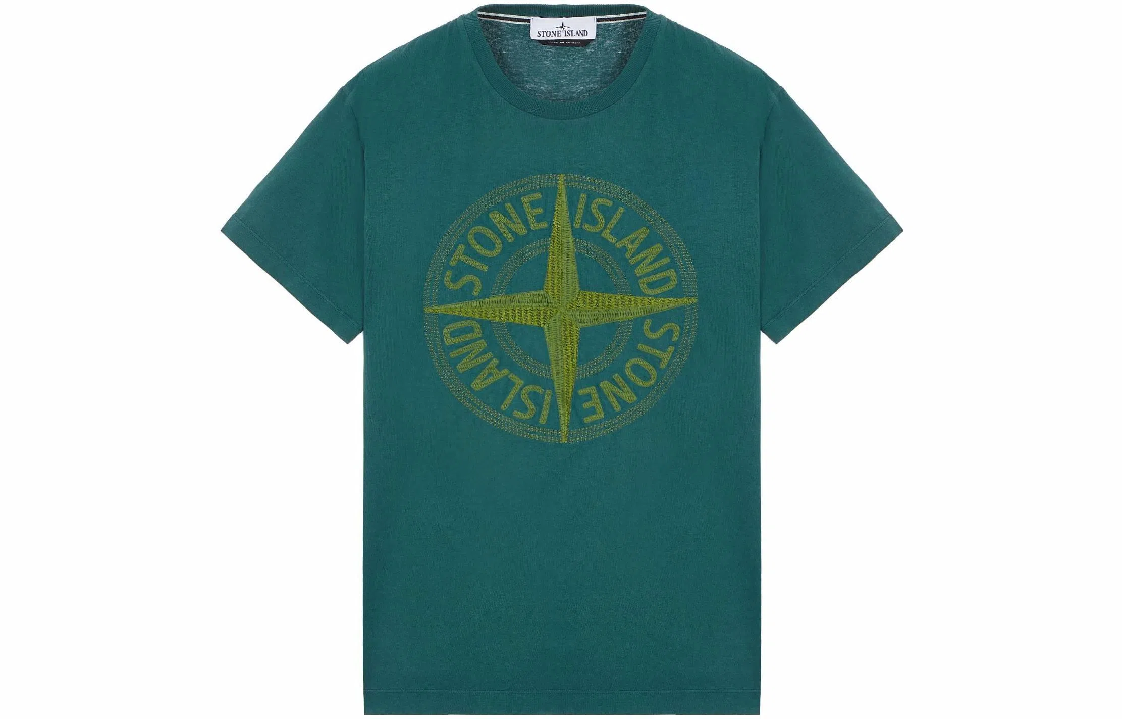 Stone Island SS23 Logo Print T-Shirt Green
