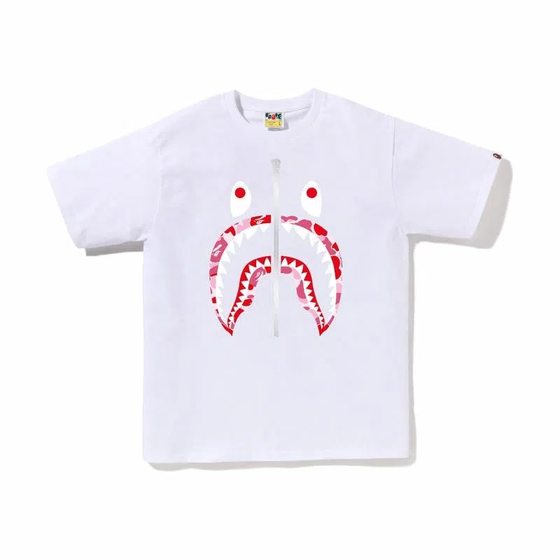 A BATHING APE SS23 Abc Camo Shark Tee