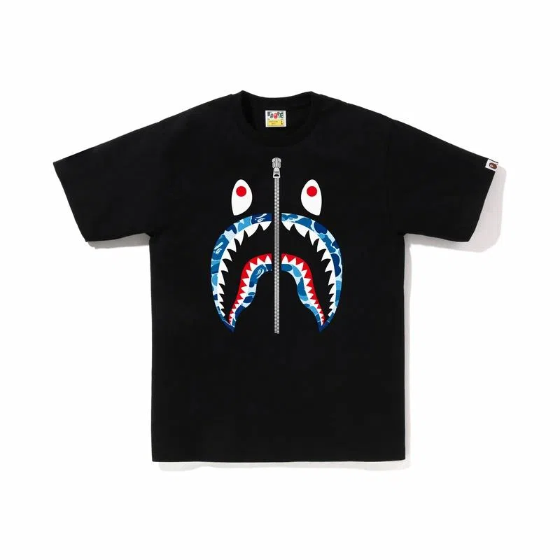 A BATHING APE SS23 Abc Camo Shark Tee