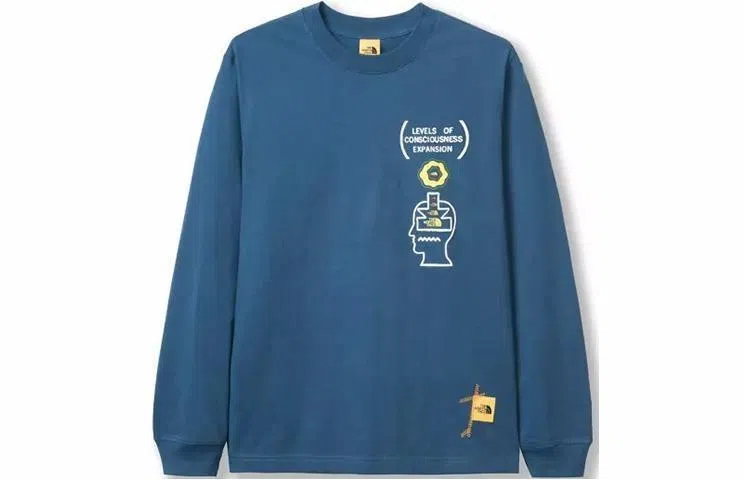 The North Face x Brain Dead Long Sleeve Tee Blue