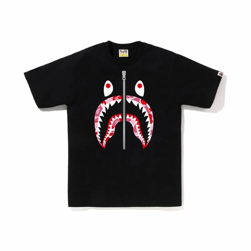 A BATHING APE SS23 Abc Camo Shark Tee