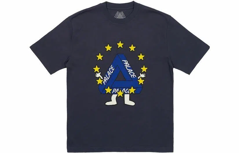 PALACE SS23 Missing Eu T-Shirt Navy T