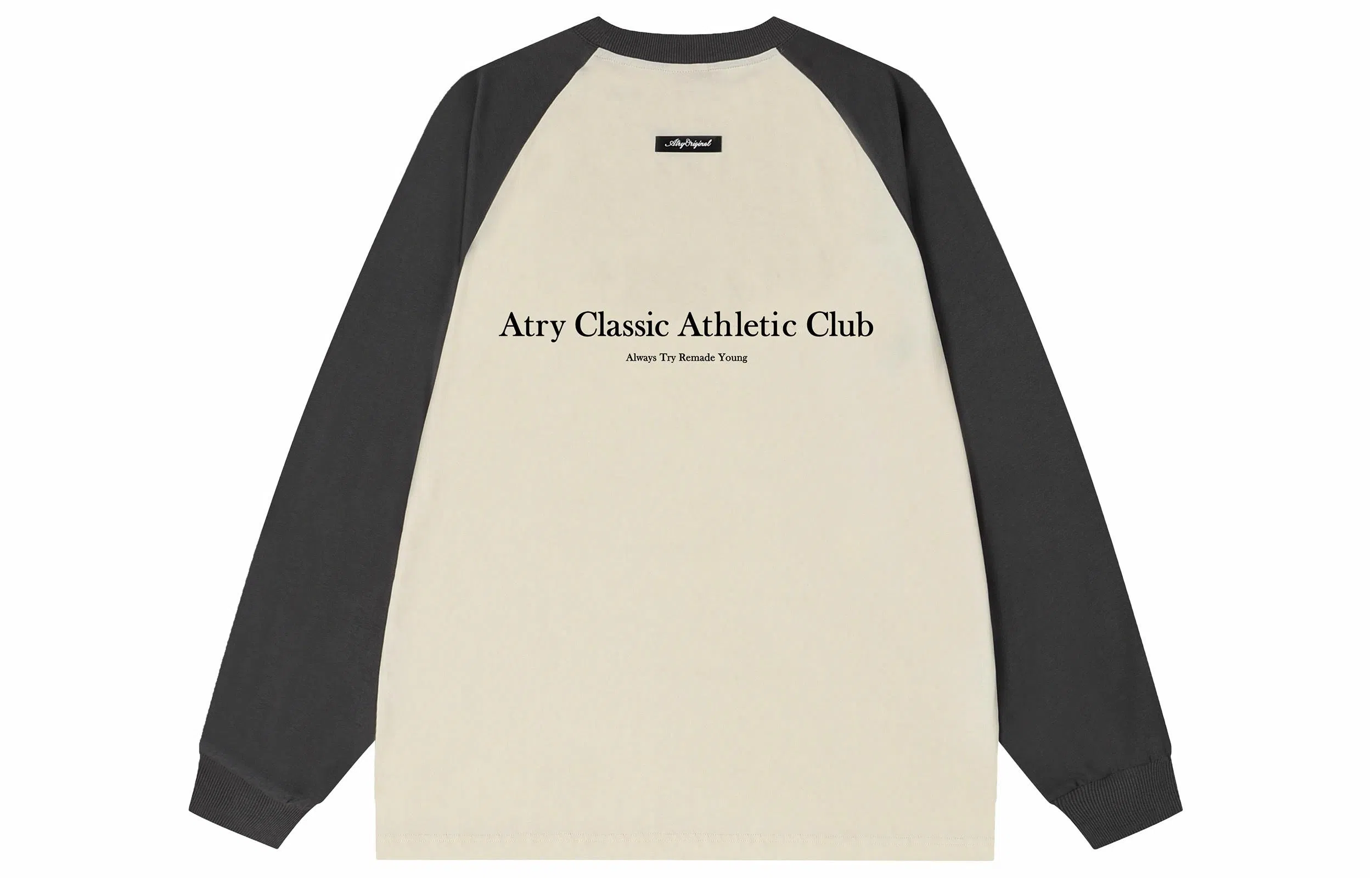 Atry Slogan Series Raglan Long Sleeve Tee