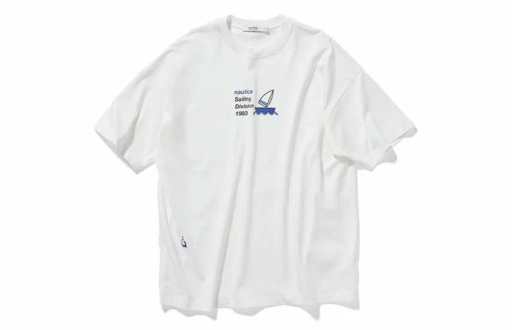 nautica white sail SS23 T