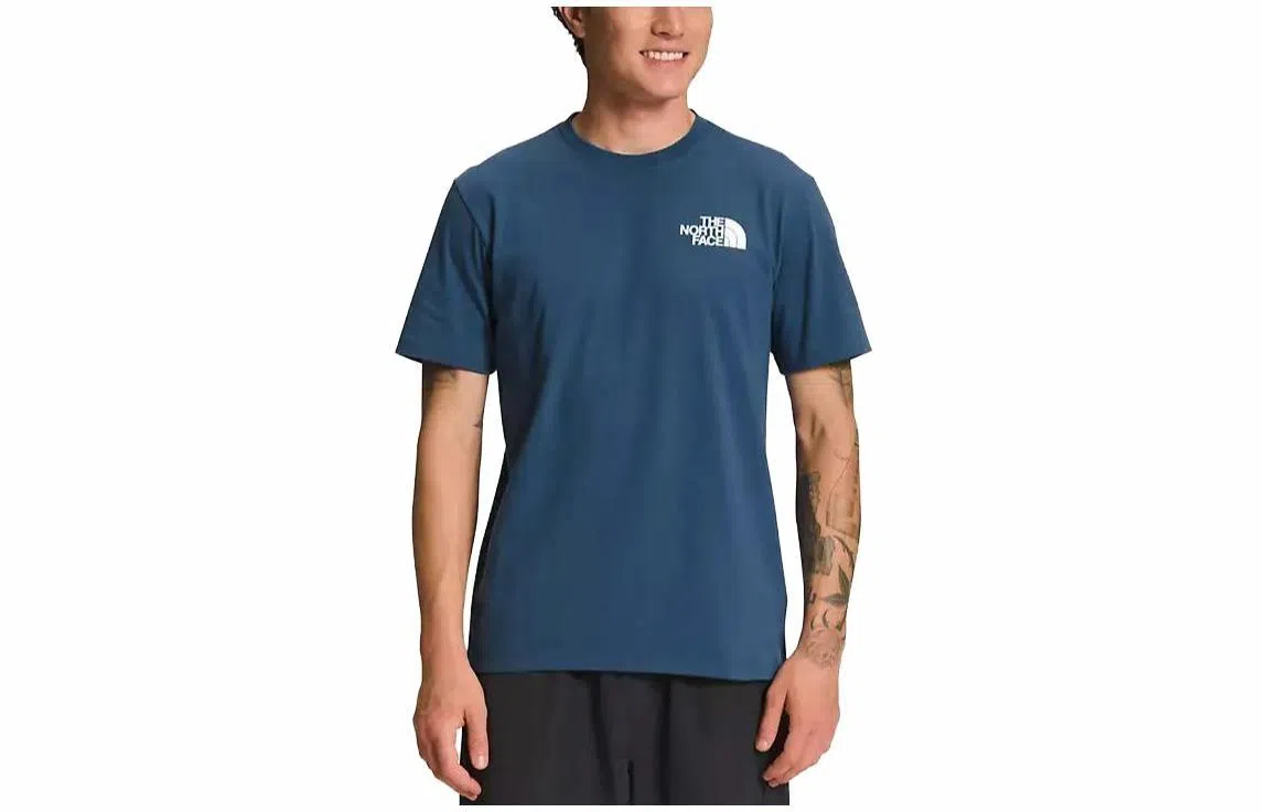 The North Face Logo T-Shirt Navy