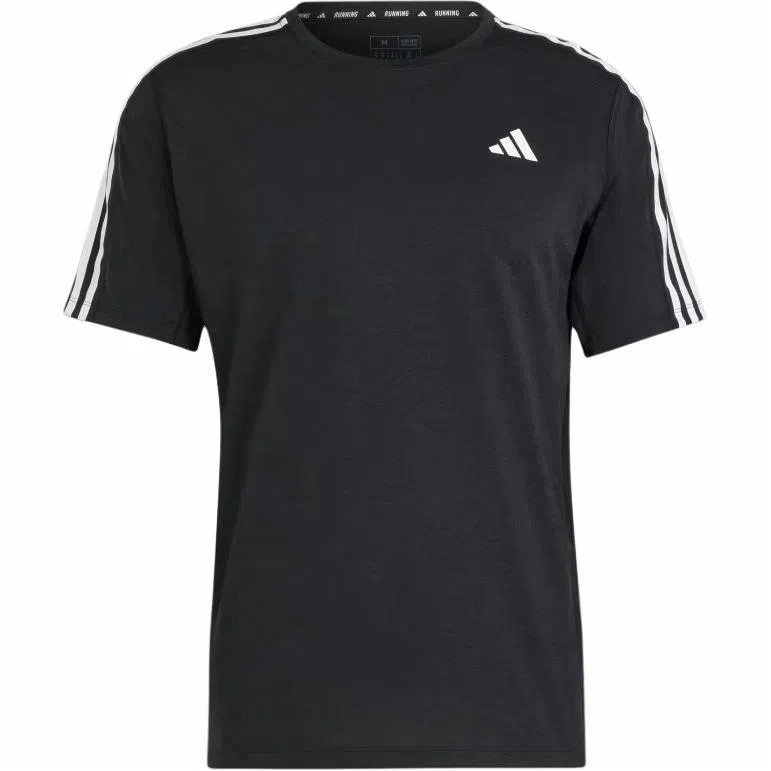 adidas Own The Run 3-Stripes Tee