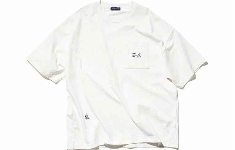 nautica white sail SS23 T