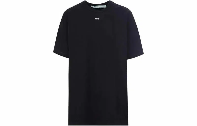 OFF-WHITE Logo Print T-Shirt Black