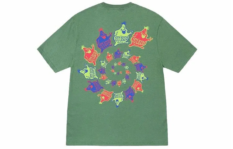 Stussy SS23 Mr. Blob Spiral Tee logoT