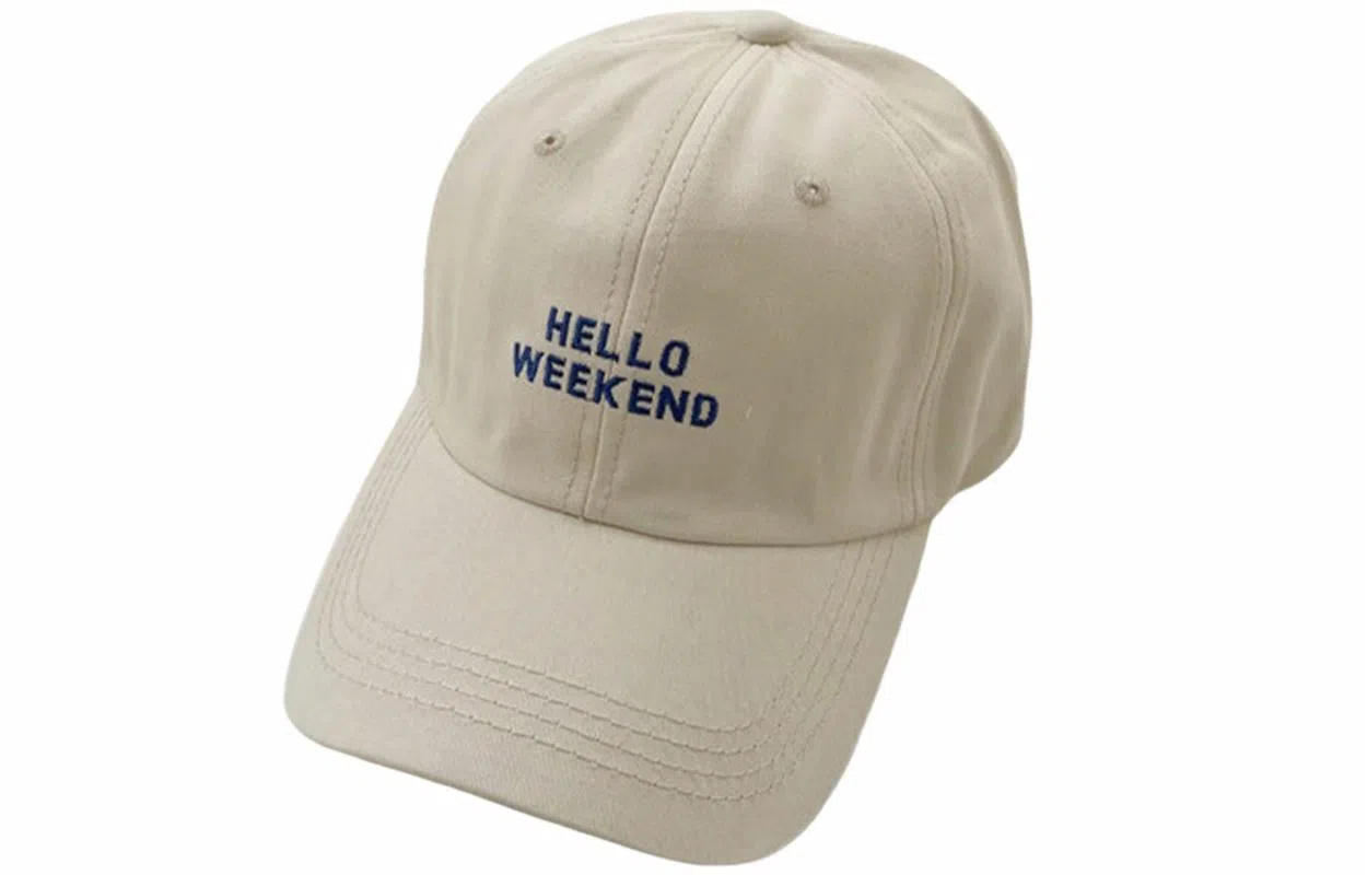 优幽兰 潮流百搭显脸小大头围韩版设计感字母刺绣遮阳学生户外出游防紫外线太阳素颜遮脸 棉 鸭舌帽 女款