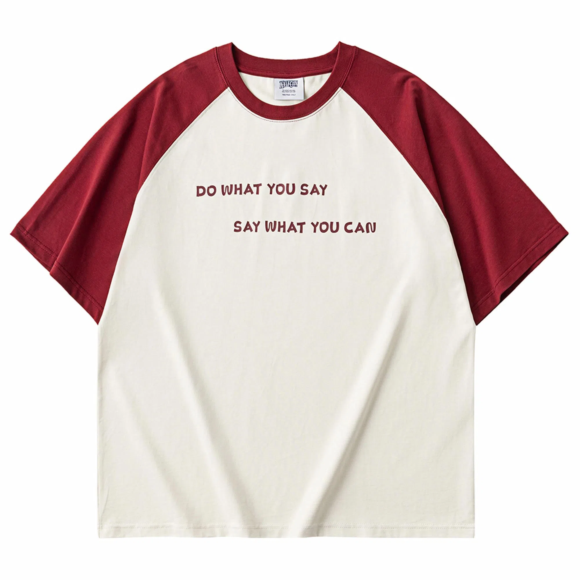 KXLFCHN Retro Raglan Sleeve T-Shirt