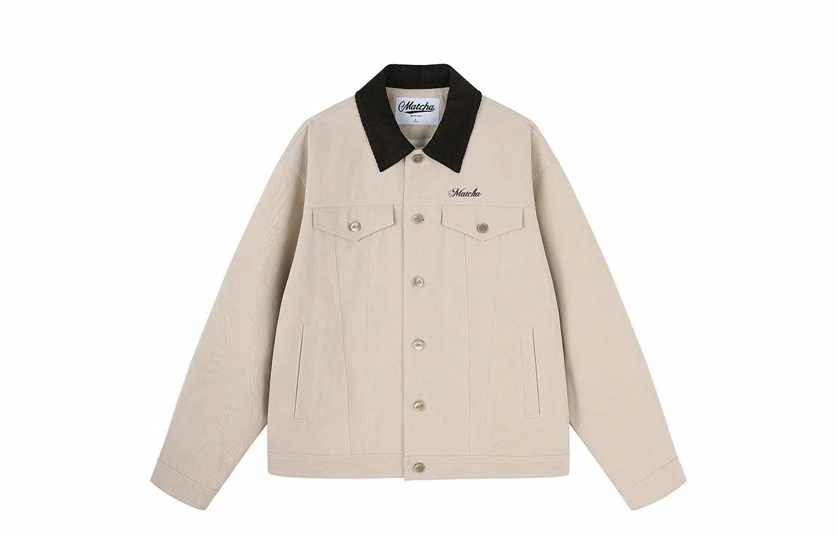 MATCHA STORY Academy Series Colorblock Jacket