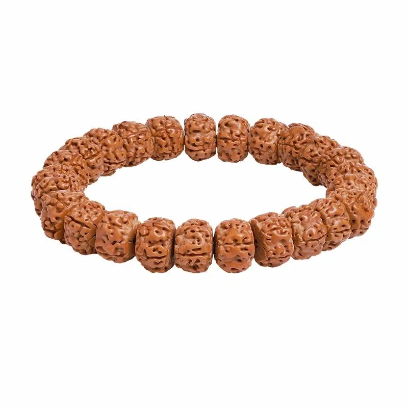 木盛缘 五瓣双龙文玩木饰 金刚菩提 手串 男女同款情侣款