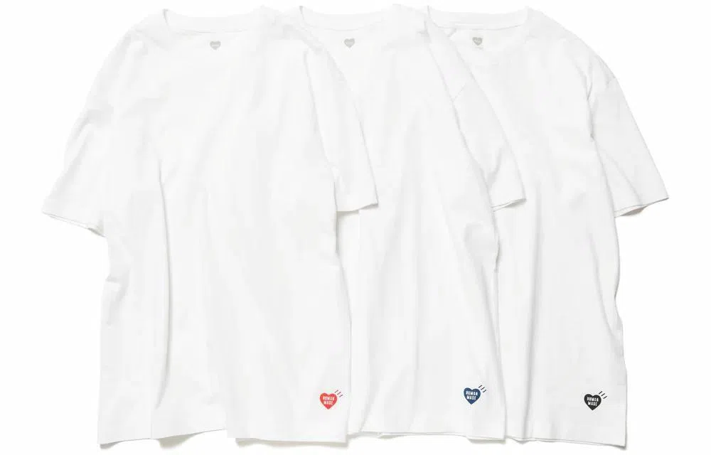 HUMAN MADE 3-PACK T-SHIRT SET T 3