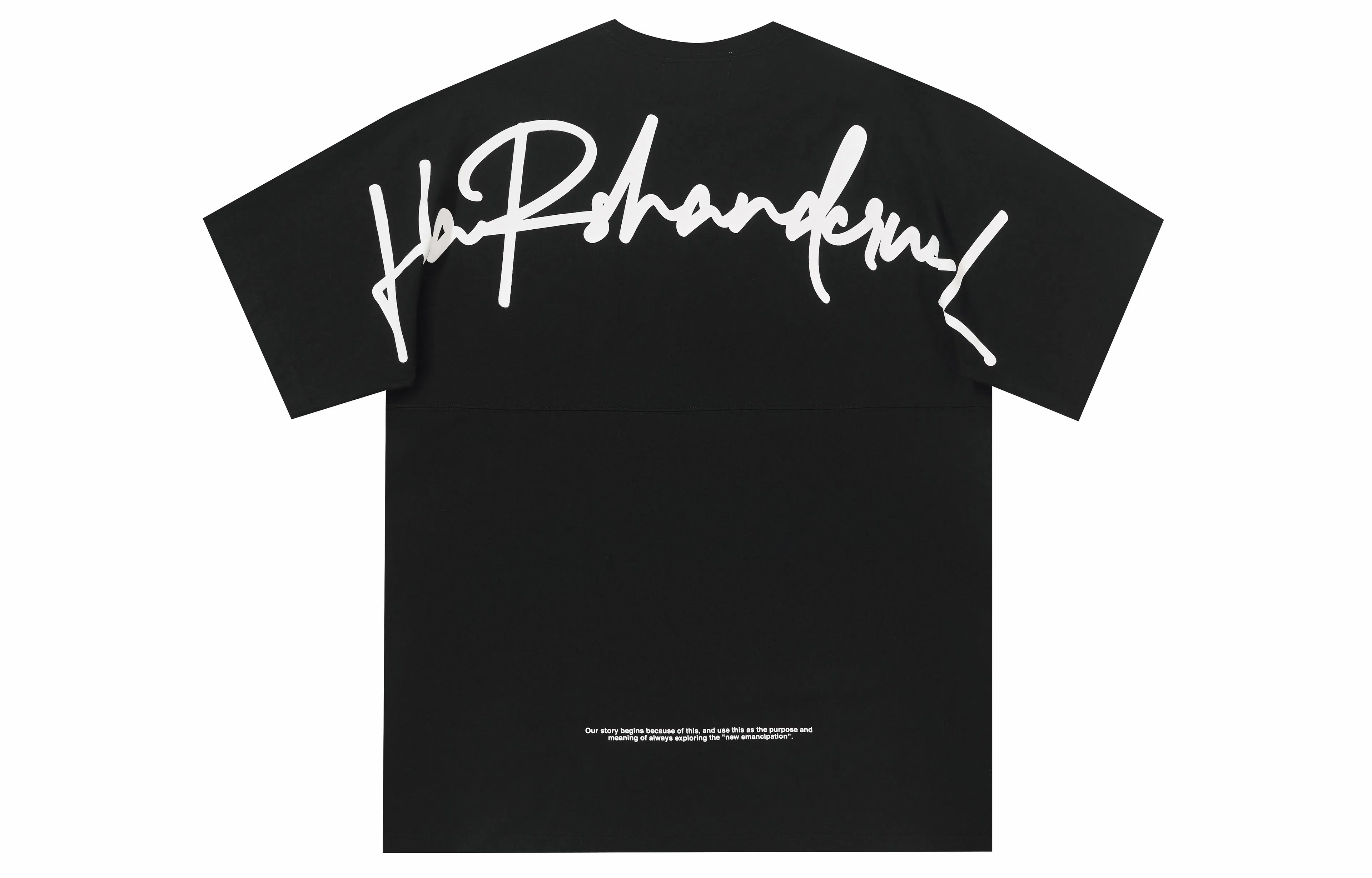 HARSH AND CRUEL Logo Handwritten Loose T-Shirt