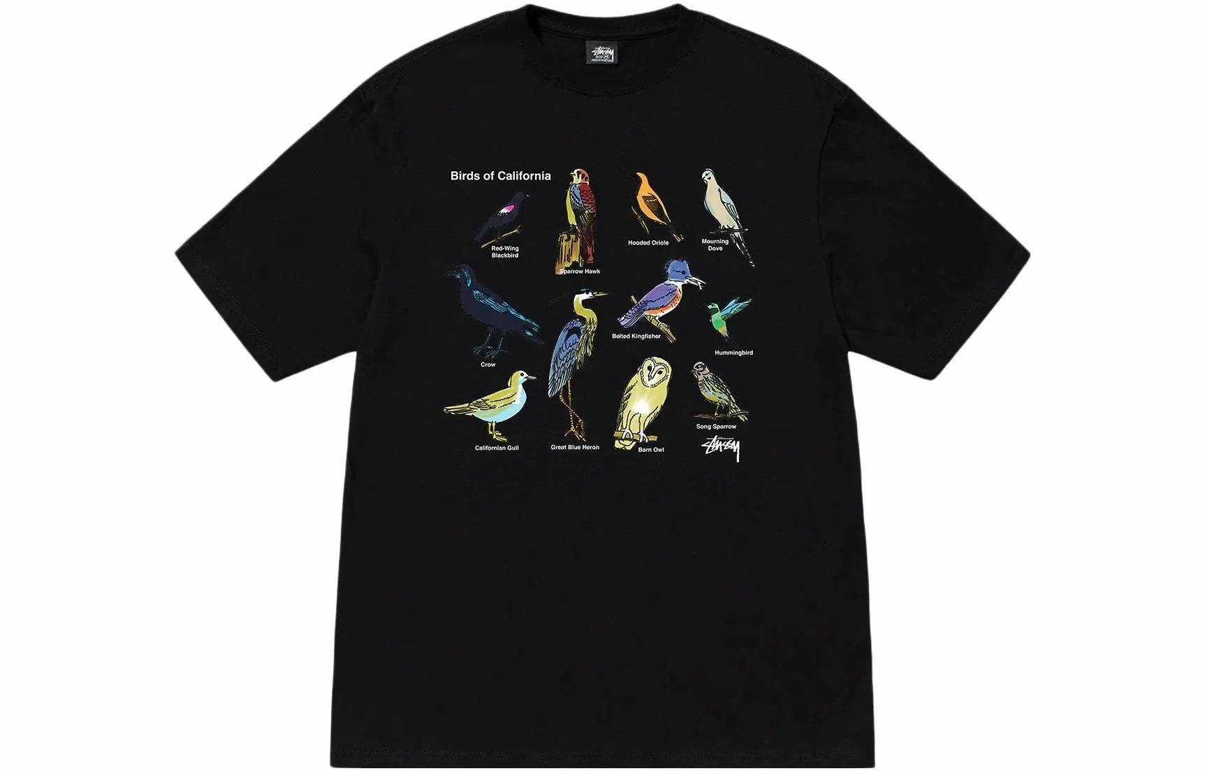 Stussy Bird Print T-Shirt
