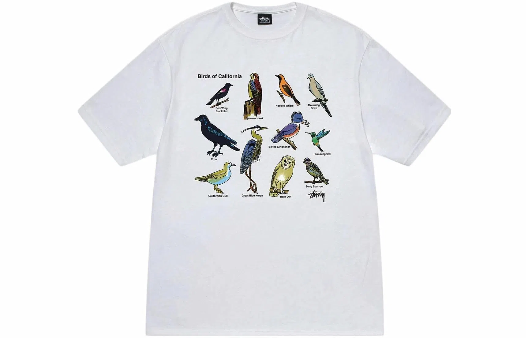 Stussy Bird Print T-Shirt