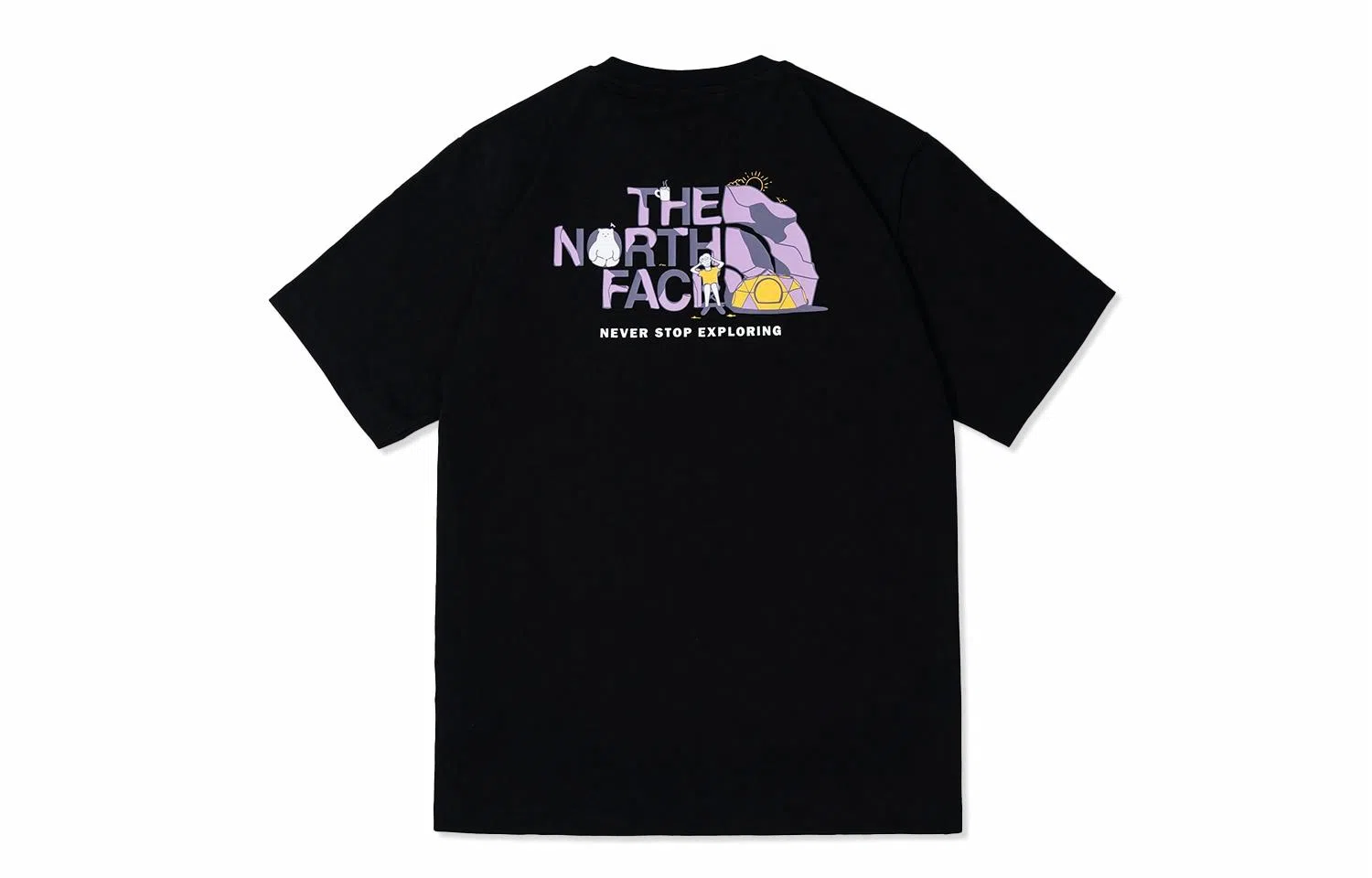 The North Face Polar Bear Series Black Tee