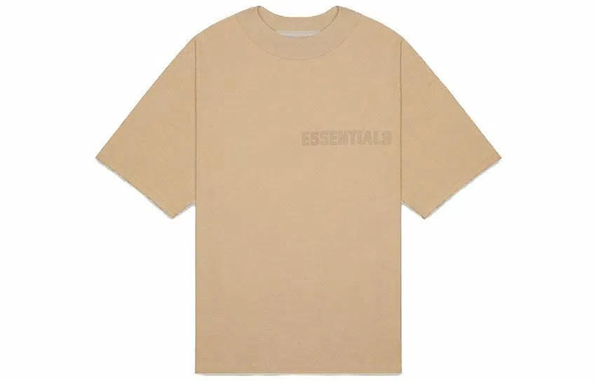 Fear of God Essentials SS Tee Sand LogoT