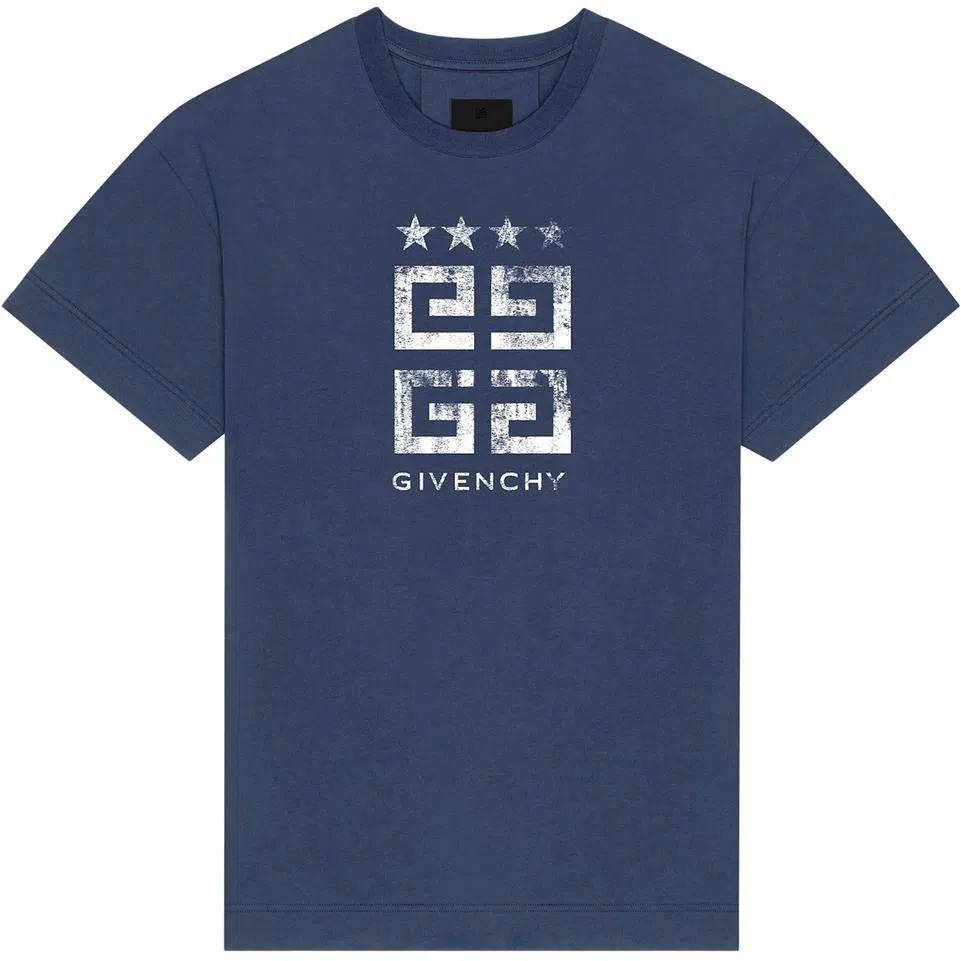 GIVENCHY 4g Stars Slim Fit T-Shirt In Cotton T