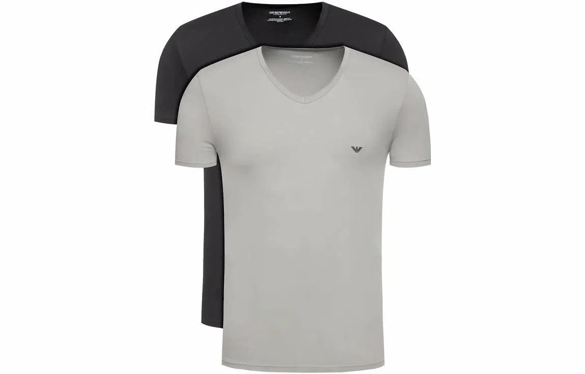 Emporio Armani Logo V-Neck T-Shirt