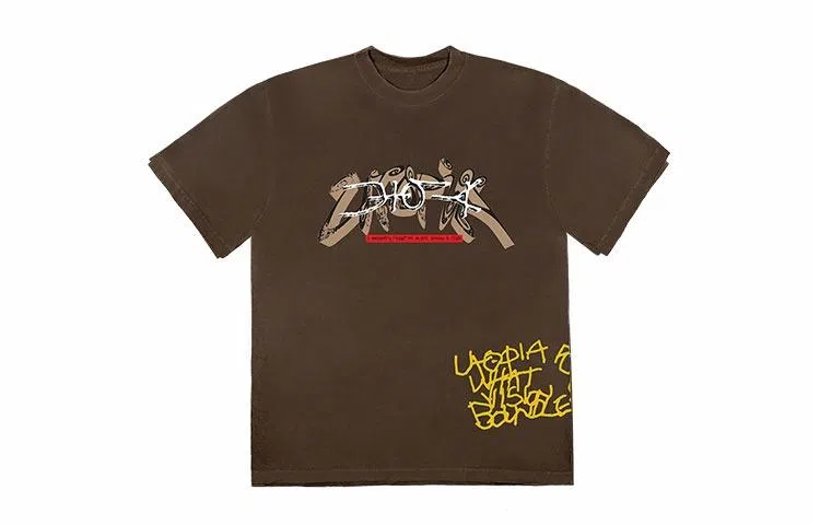 Travis Scott UTOPIA T-Shirt Brown