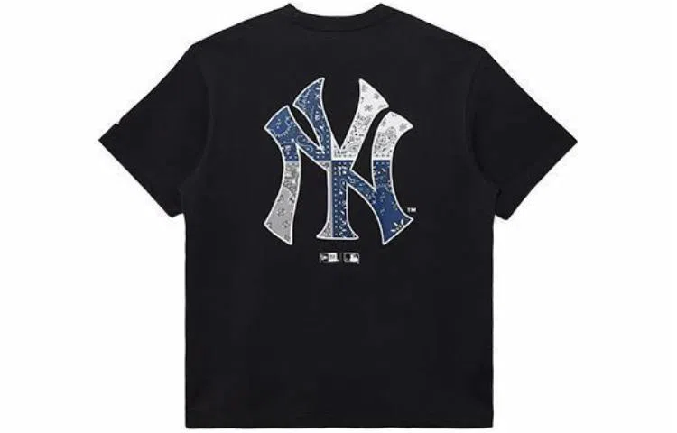 New Era x MLB Yankees Black Tee