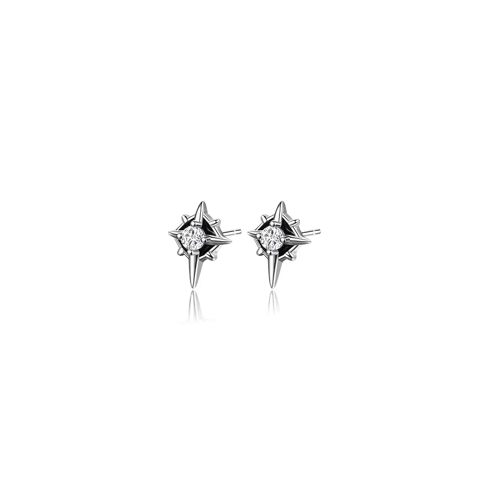 PZA Polaris Zircon Earrings