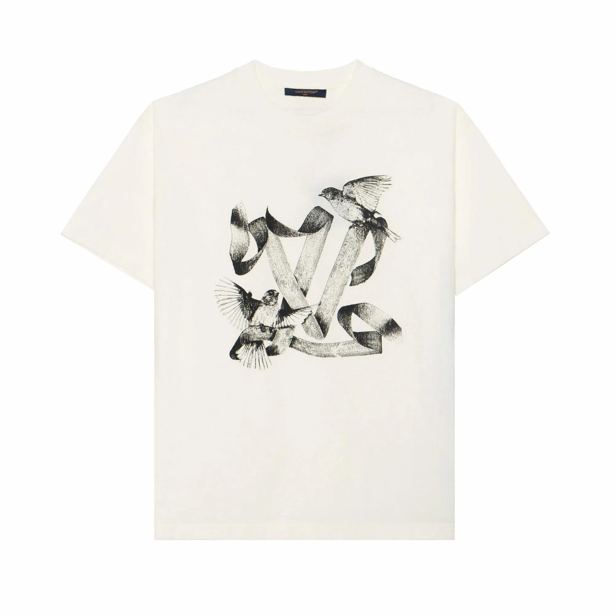 Louis Vuitton FW23 Logo Crewneck T-Shirt White