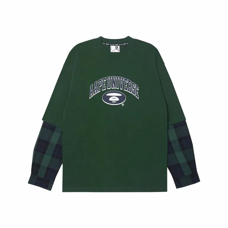 Aape FW23 Crewneck Long Sleeve Tee