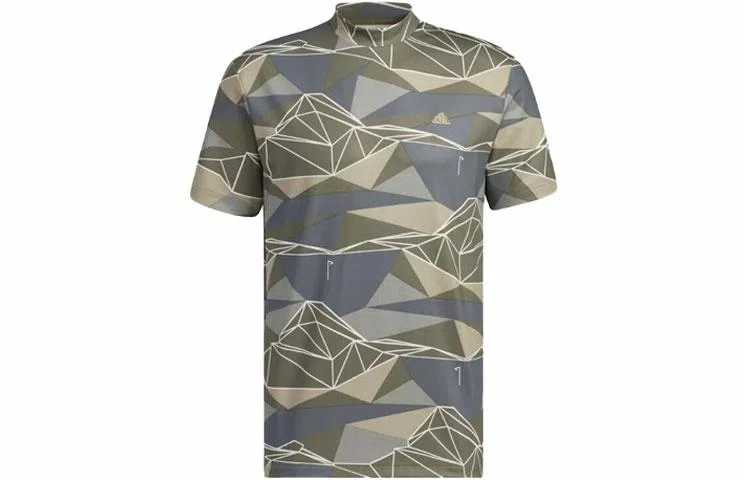 adidas Aeroready Allover Print Mock Neck T