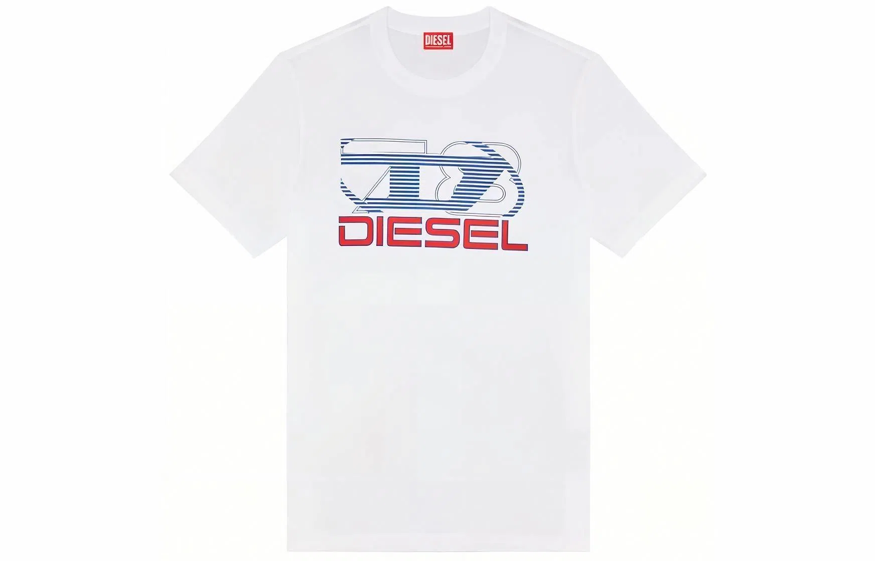 DIESEL OVAL-D SS24 Tee White