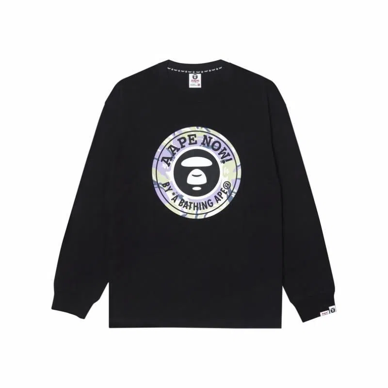 Aape FW23 Camo Logo Long Sleeve Tee