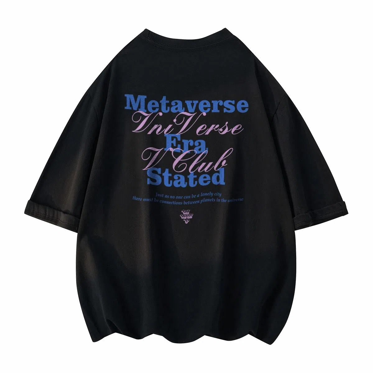 VniVerseVClub Retro Letter Print Tee