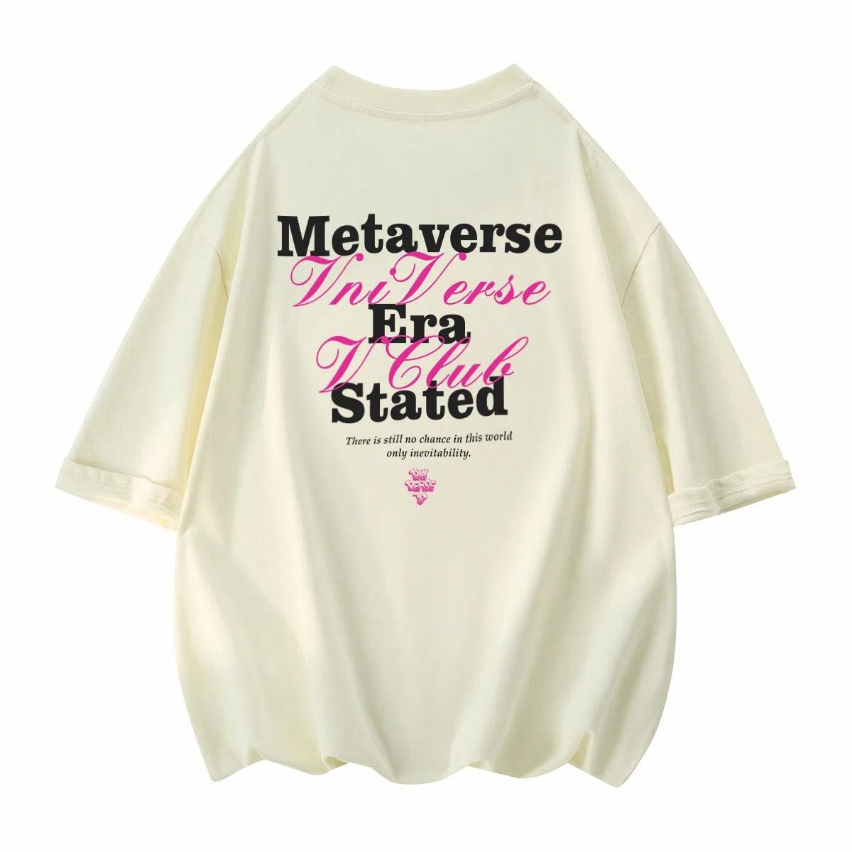VniVerseVClub Retro Letter Print Tee